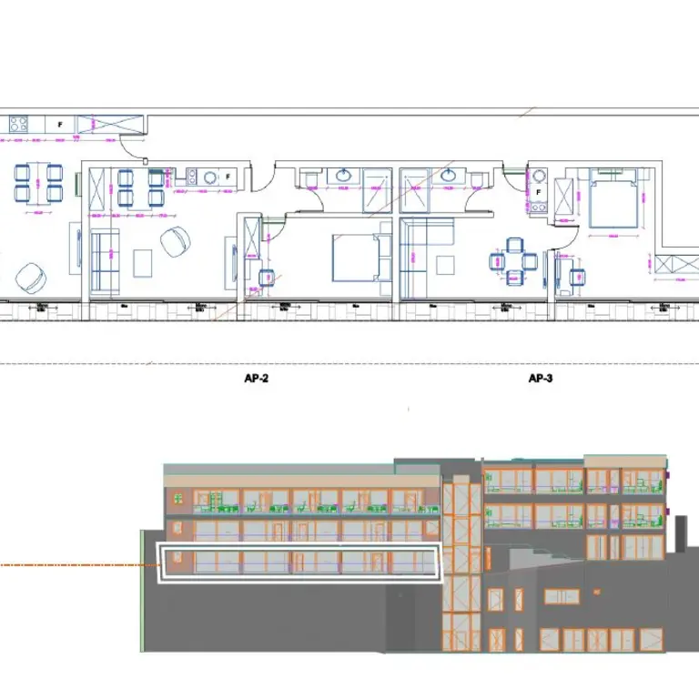 Skica apartmana na medjuspratu