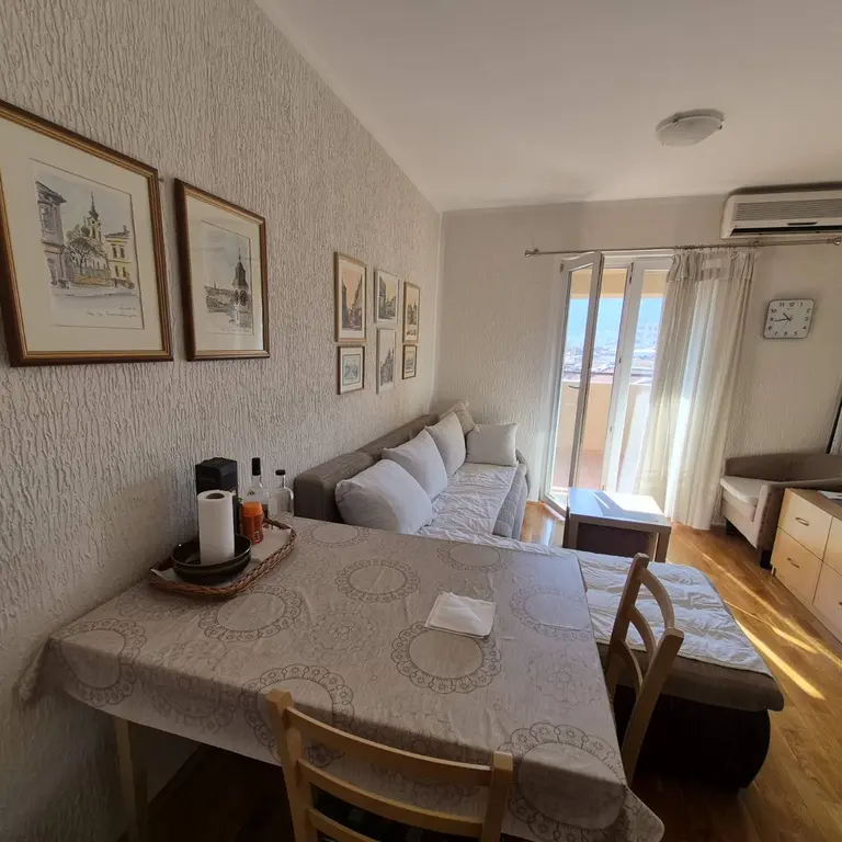 Dnevni boravak posmatrano iz kuhinje